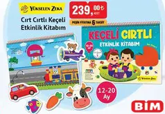 YÜKSELEN ZEKA CIRT CIRTLI KEÇELİ ETKİNLİK KİTABIM (12-20 AY) YÜKSELEN ZEKA CIRT CIRTLI KEÇELİ ETKİNLİK KİTABIM (12-20 AY)